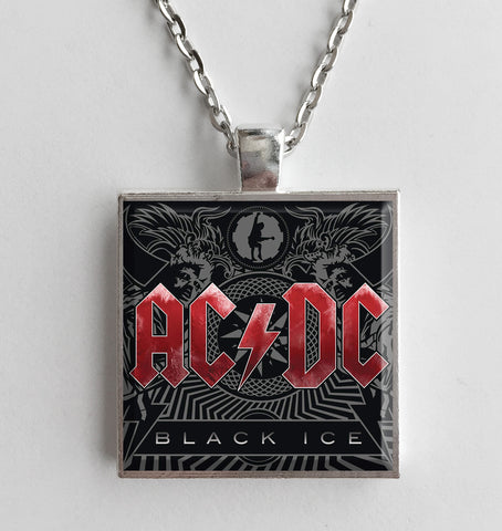 AC/DC - Black Ice- Album Cover Art Pendant Necklace