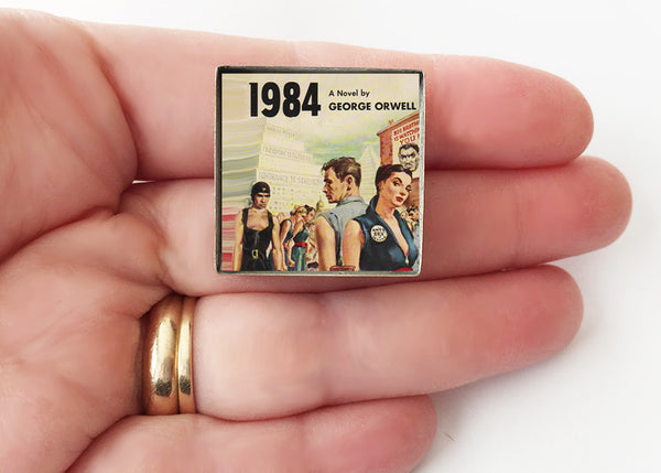 1984 - George Orwell - Book Cover Art Pin - Hollee