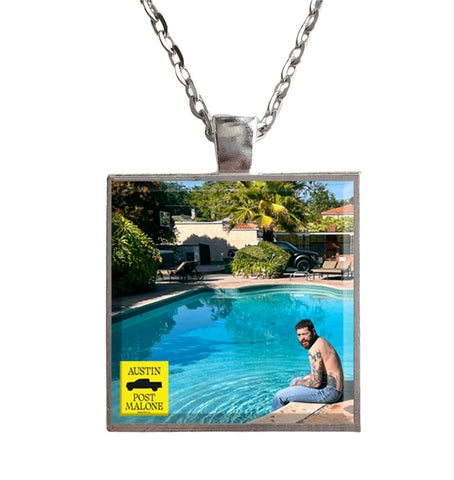 Post Malone - Austin - Album Cover Art Pendant Necklace