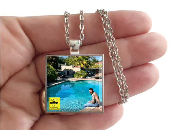 Post Malone - Austin - Album Cover Art Pendant Necklace