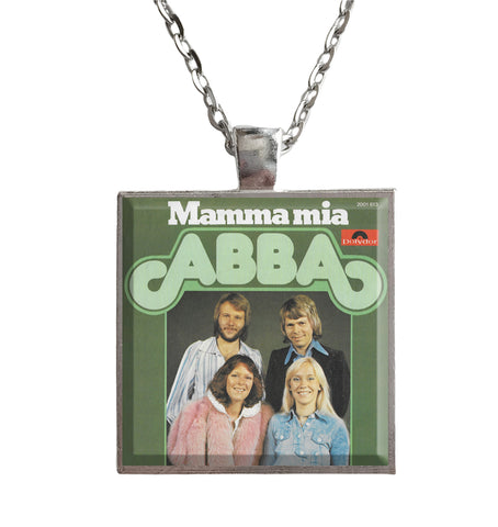 ABBA - Mamma Mia - Album Cover Art Pendant Necklace