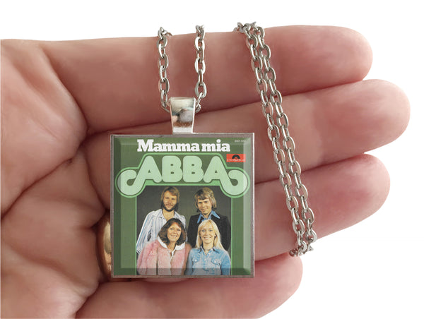 ABBA - Mamma Mia - Album Cover Art Pendant Necklace