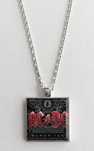 AC/DC - Black Ice- Album Cover Art Pendant Necklace