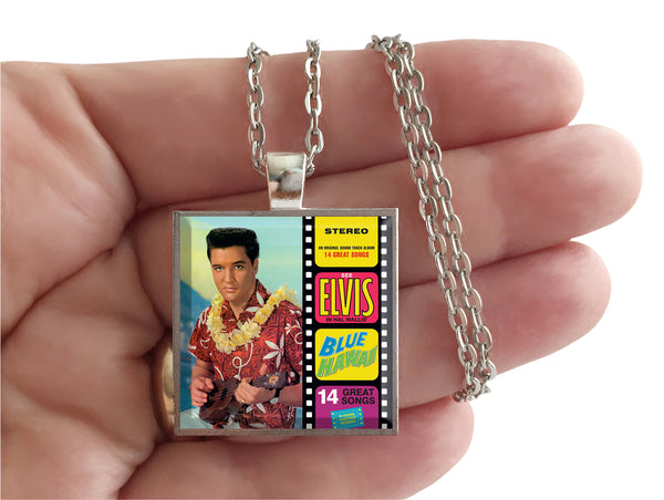 Elvis Presley - Blue Hawaii - Album Cover Art Pendant Necklace