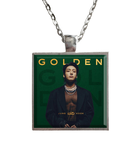 Jung Kook - Golden - Album Cover Art Pendant Necklace