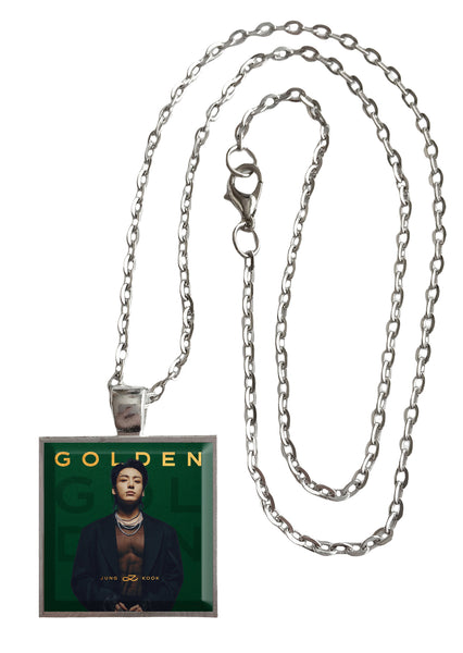 Jung Kook - Golden - Album Cover Art Pendant Necklace