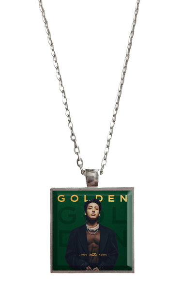 Jung Kook - Golden - Album Cover Art Pendant Necklace