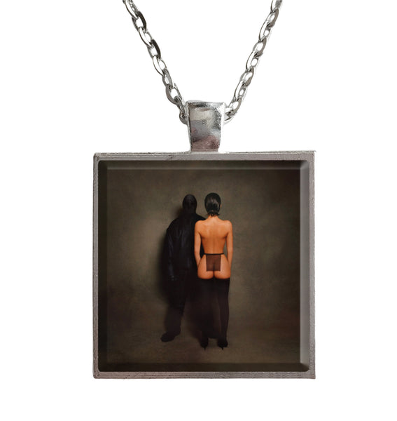 Kanye West & Ty Dolla Sign - Vultures - Album Cover Art Pendant Necklace