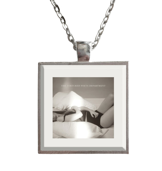 Taylor Swift - The Tortured Poets Department - Album Cover Art Pendant Necklace