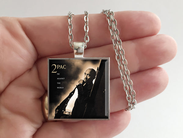 2Pac - Me Against the World - Album Cover Art Pendant Necklace