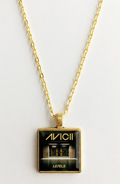 Avicii - Levels - Album Cover Art Pendant Necklace - Hollee