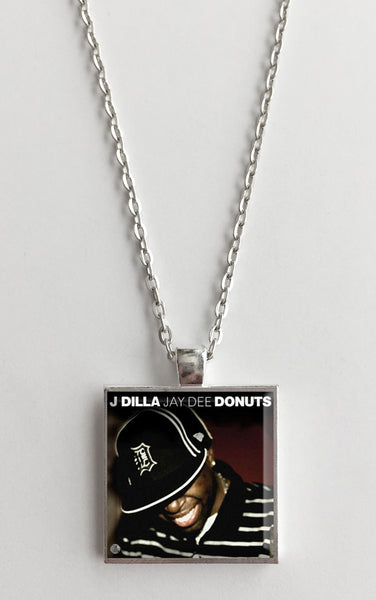 J Dilla - Donuts - Album Cover Art Pendant Necklace