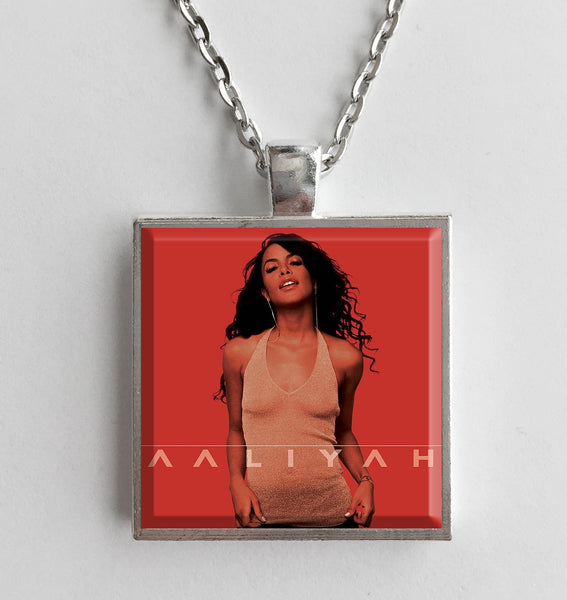 Aaliyah - Self Titled- Album Cover Art Pendant Necklace