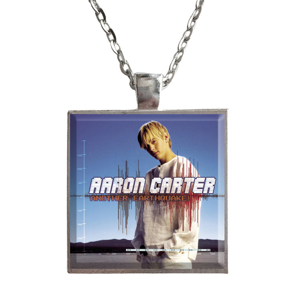 Aaron Carter - Another Earthquake - Album Cover Art Pendant Necklace
