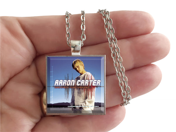 Aaron Carter - Another Earthquake - Album Cover Art Pendant Necklace