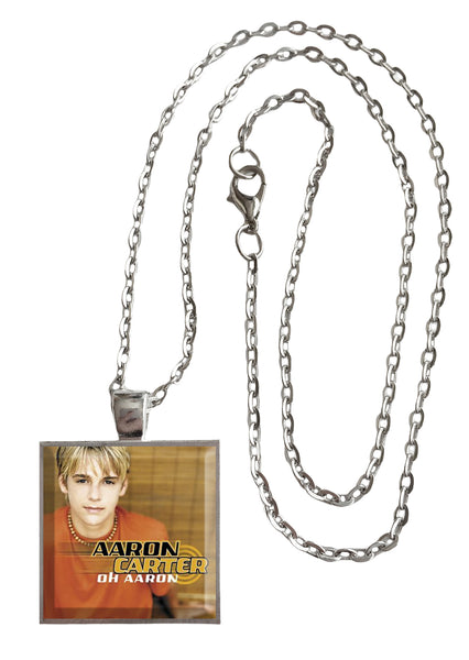 Aaron Carter - Oh Aaron - Album Cover Art Pendant Necklace