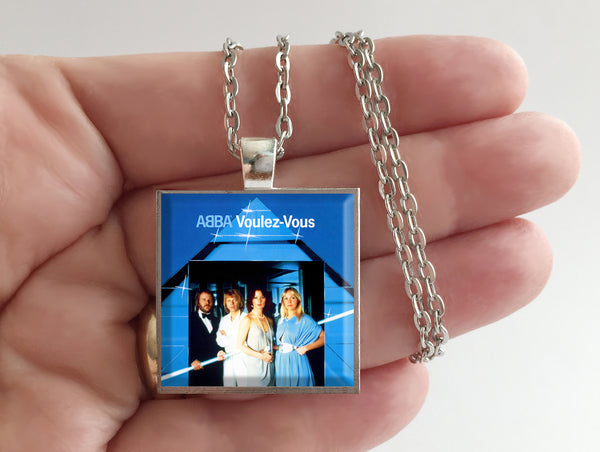 ABBA - Voulez-Vous - Album Cover Art Pendant Necklace - Hollee