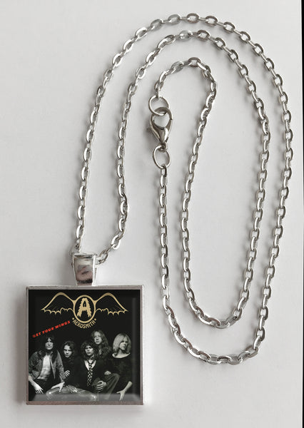 Aerosmith - Get Your Wings - Album Cover Art Pendant Necklace - Hollee