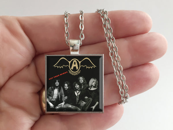 Aerosmith - Get Your Wings - Album Cover Art Pendant Necklace - Hollee