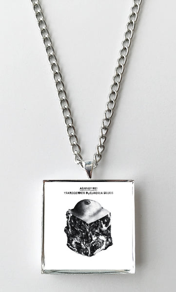 Against Me! - Transgender Dysphoria Blues - Album Cover Art Pendant Necklace - Hollee