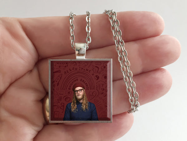 Allen Stone - Building Balance - Album Cover Art Pendant Necklace - Hollee