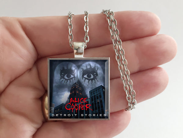 Alice Cooper - Detroit Stories - Album Cover Art Pendant Necklace