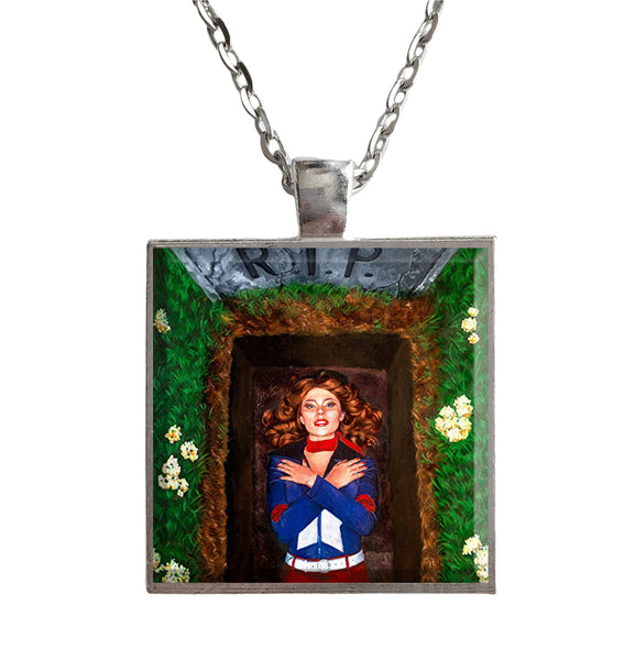 Allison Ponthier - Faking My Own Death - Album Cover Art Pendant Necklace