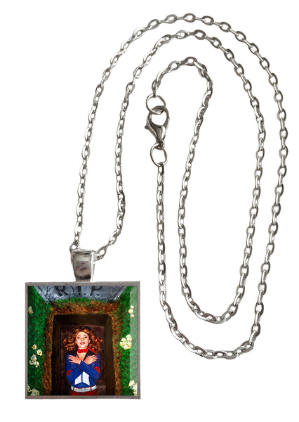 Allison Ponthier - Faking My Own Death - Album Cover Art Pendant Necklace