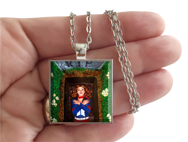 Allison Ponthier - Faking My Own Death - Album Cover Art Pendant Necklace