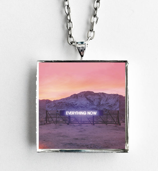 Arcade Fire - Everything Now - Album Cover Art Pendant Necklace - Hollee