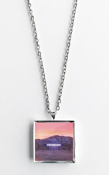 Arcade Fire - Everything Now - Album Cover Art Pendant Necklace - Hollee