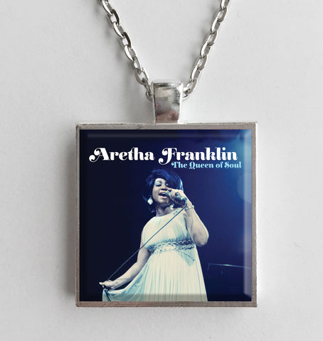 Aretha Franklin - Queen of Soul - Album Cover Art Pendant Necklace - Hollee