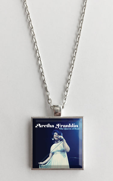 Aretha Franklin - Queen of Soul - Album Cover Art Pendant Necklace - Hollee