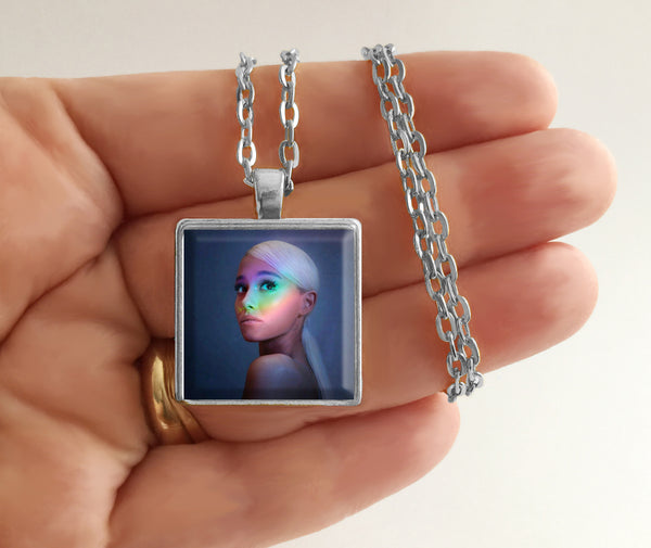 SPECIAL ORDER for KERRY - Ariana Rainbow - Mini Album Cover Art Pendant Necklace - Hollee