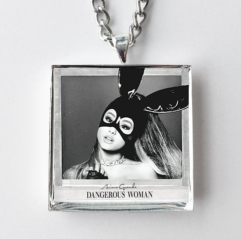 Ariana Grande - Dangerous Woman - Album Cover Art Pendant Necklace - Hollee