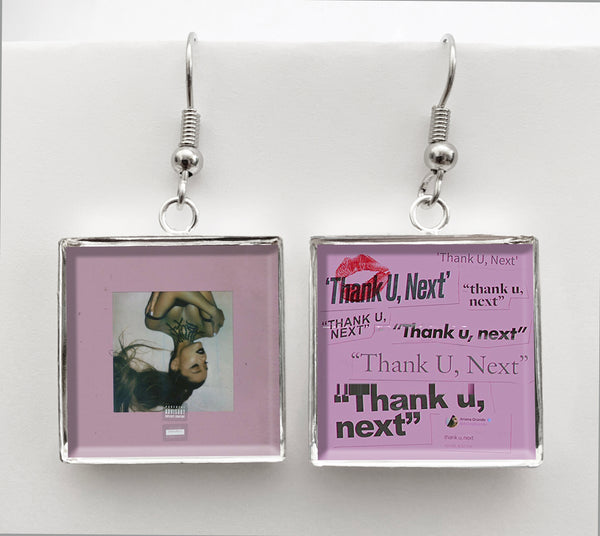 Ariana Grande - Thank U, Next - Album Cover Art Earrings - Hollee