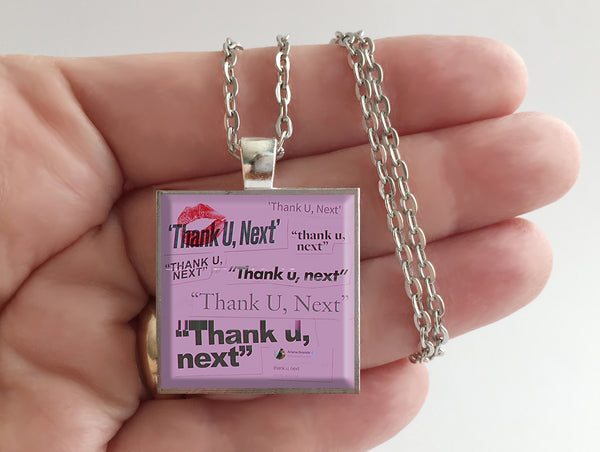 Ariana Grande - Thank U, Next - Album Cover Art Pendant Necklace (Single) - Hollee