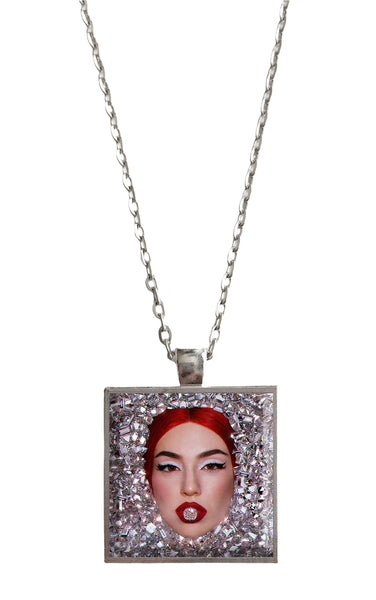 Ava Max - Diamonds & Dancefloors - Album Cover Art Pendant Necklace