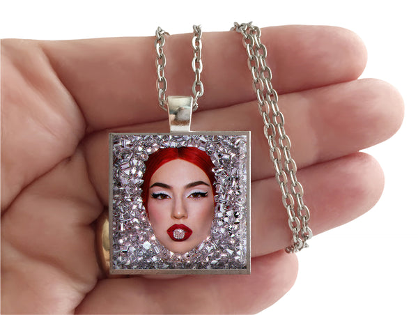 Ava Max - Diamonds & Dancefloors - Album Cover Art Pendant Necklace