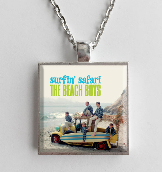 The Beach Boys - Surfin' Safari - Album Cover Art Pendant Necklace - Hollee