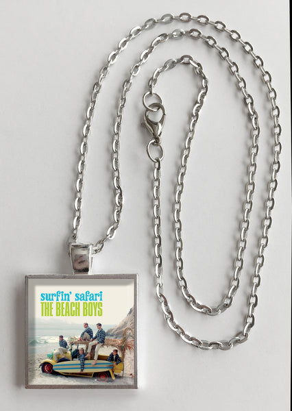 The Beach Boys - Surfin' Safari - Album Cover Art Pendant Necklace - Hollee