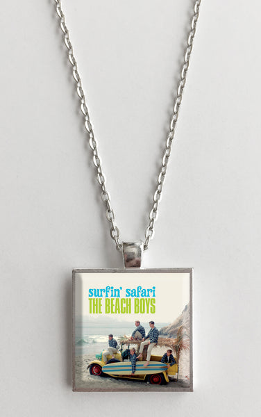 The Beach Boys - Surfin' Safari - Album Cover Art Pendant Necklace - Hollee