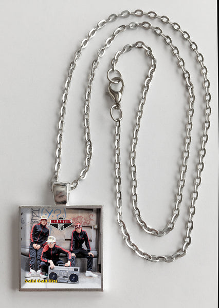 Beastie Boys - Solid Gold Hits - Album Cover Art Pendant Necklace - Hollee
