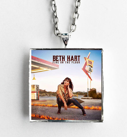 Beth Hart - Fire on the Floor - Album Cover Art Pendant Necklace - Hollee