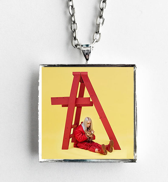 Billie Eilish - Don't Smile at Me - Album Cover Art Pendant Necklace - Hollee