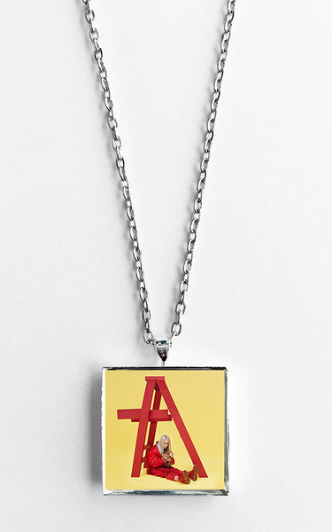 Billie Eilish - Don't Smile at Me - Album Cover Art Pendant Necklace - Hollee