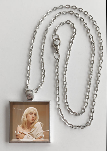 Billie Eilish - Happier Than Ever  - Album Cover Art Pendant Necklace