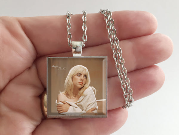 Billie Eilish - Happier Than Ever  - Album Cover Art Pendant Necklace