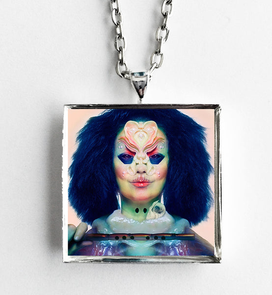 Bjork - Utopia - Album Cover Art Pendant Necklace - Hollee