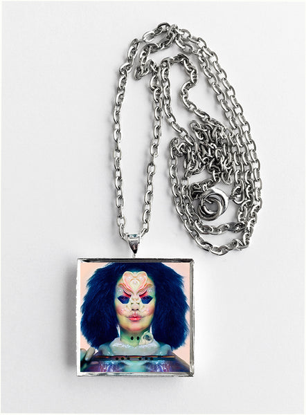 Bjork - Utopia - Album Cover Art Pendant Necklace - Hollee